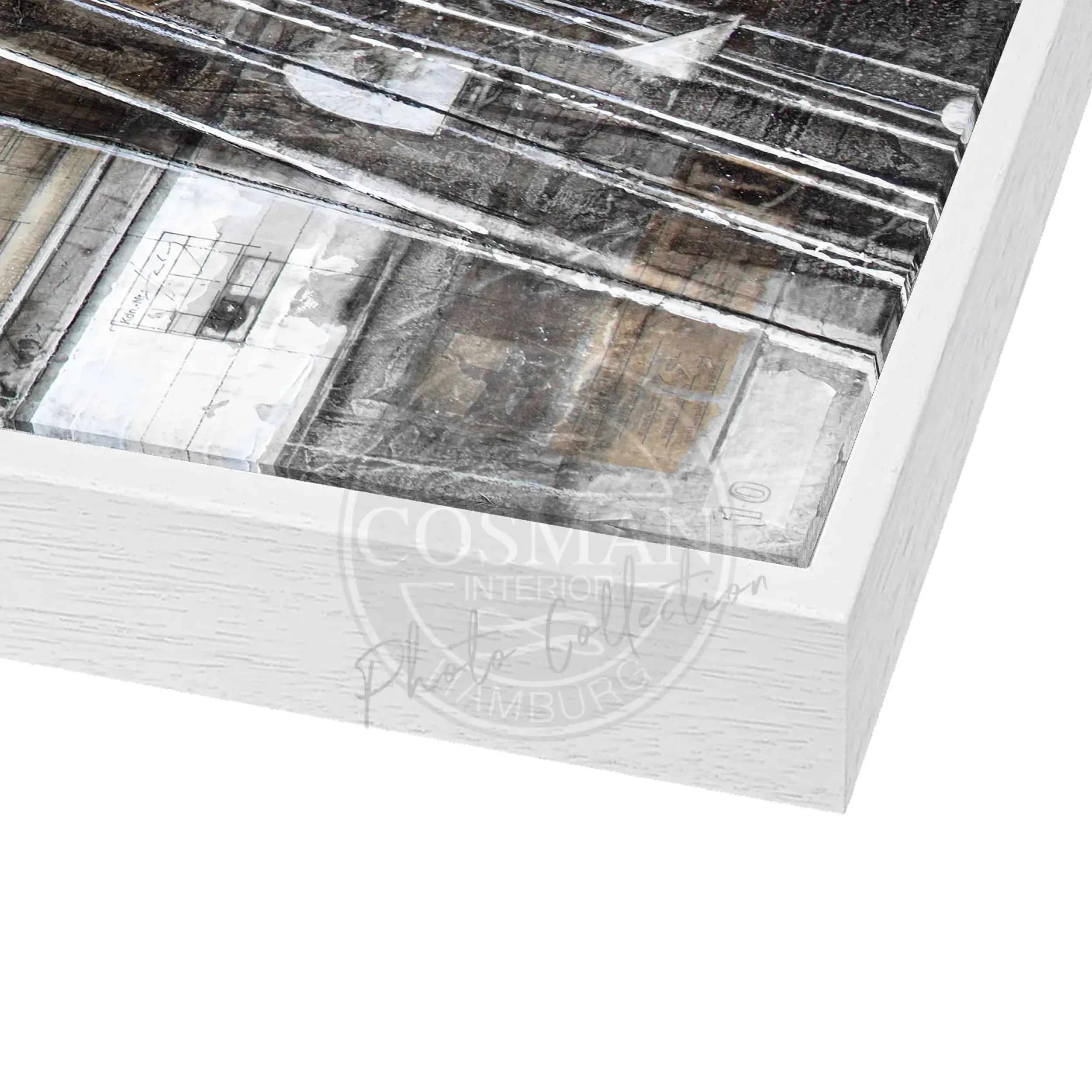 Wandbild GM85 Hamburg ’Dock 10’ - Druck auf Leinwand mit Schattenfuge by Cosman-Photocollection