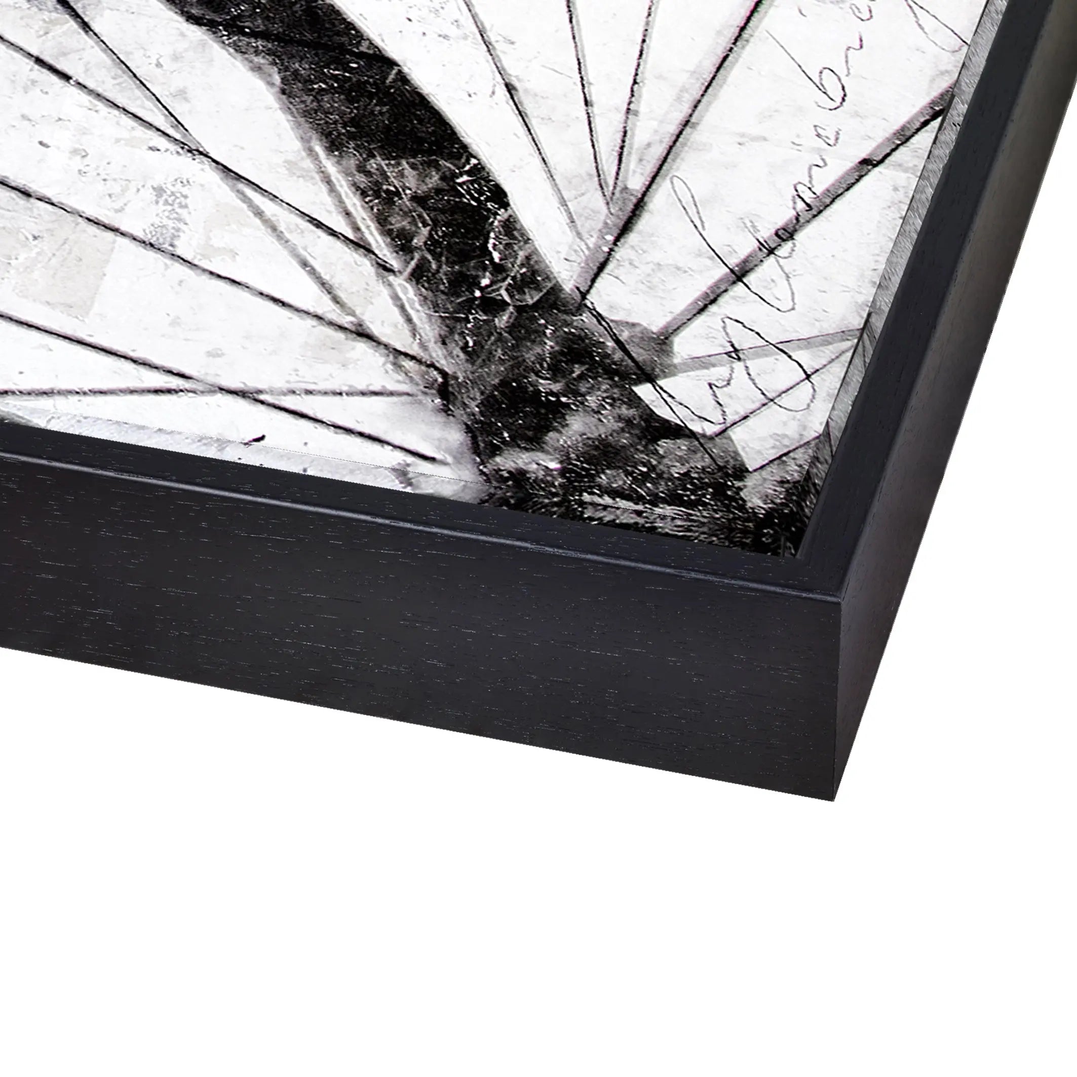 Wandbild GM16Q 'Fahrrad' von Cosman-Photocollection, Druck auf Leinwand mit Schattenfuge, 84x84 cm, schwarz.