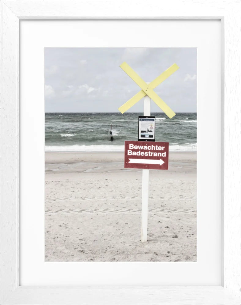 Poster ’Bewachter Badestrand’ Sylt SY49 - Wandbilder