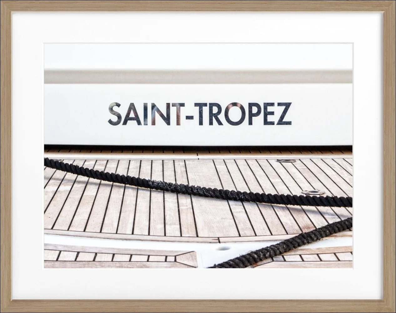 Poster ’Boot’ Saint Tropez ST09 - Wandbilder
