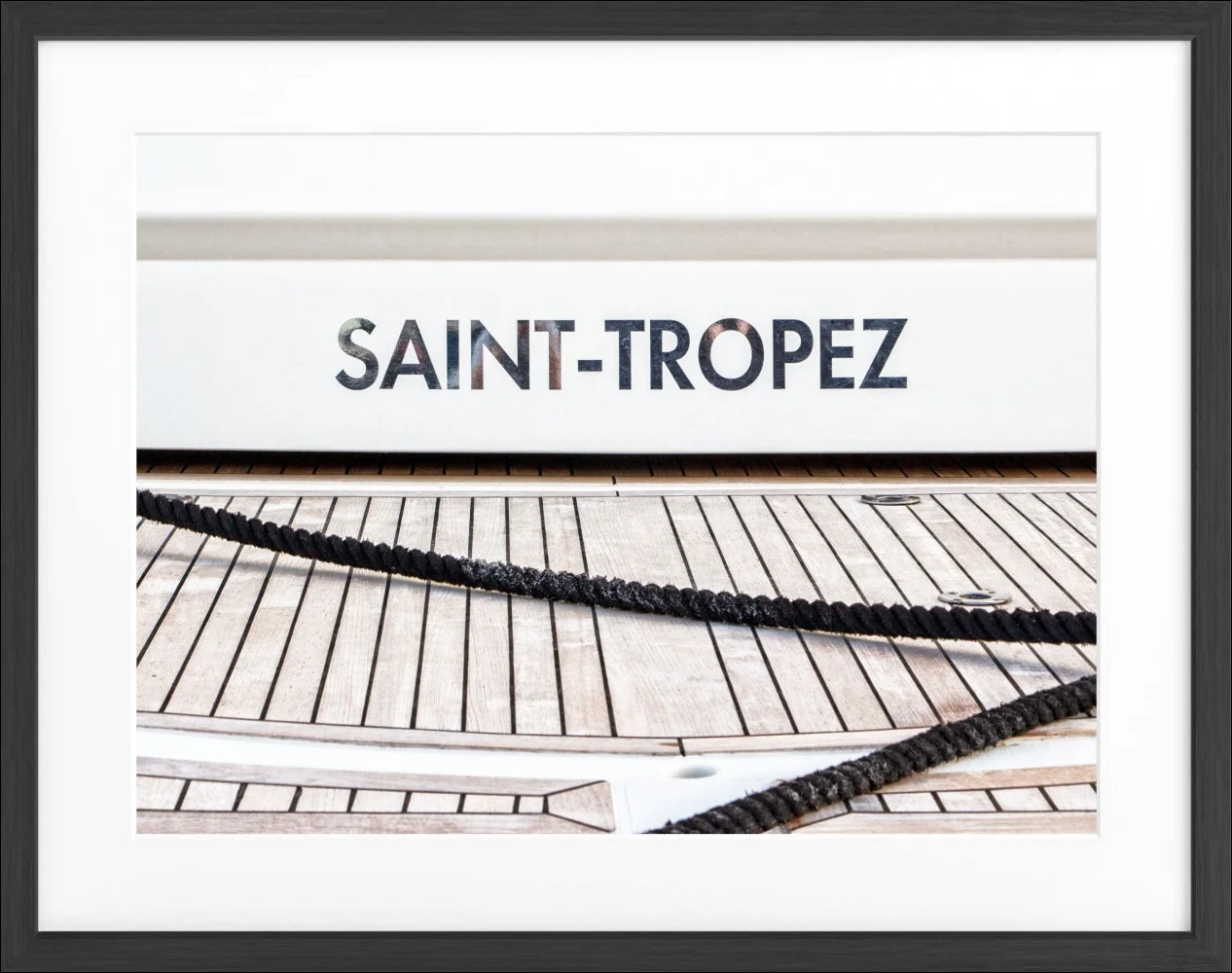 Poster ’Boot’ Saint Tropez ST09 - Wandbilder