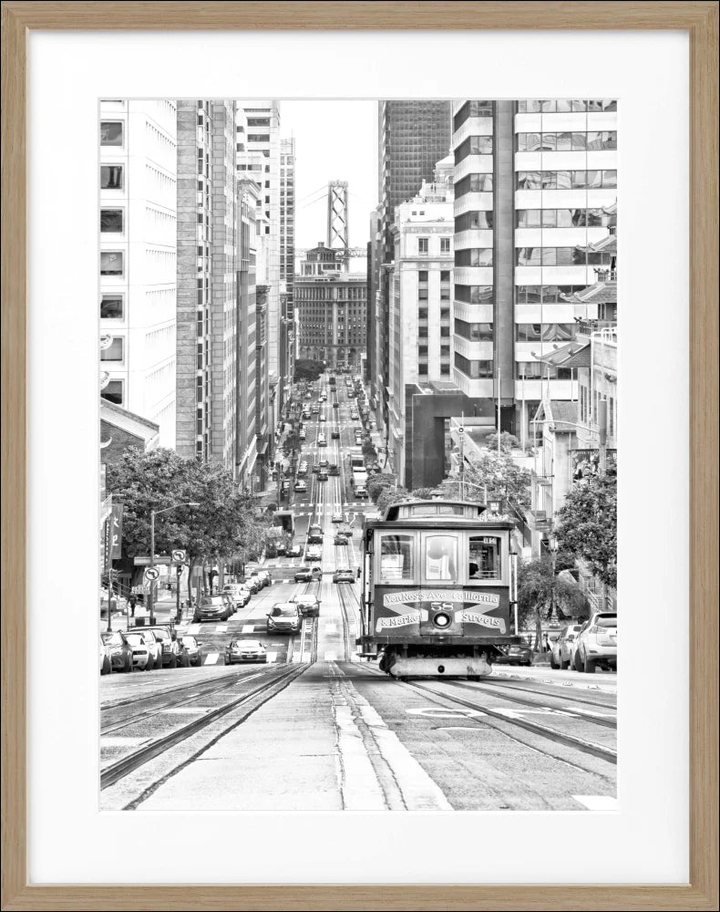 Poster ’Cable Cars’ San Francisco SF30 - Wandbilder