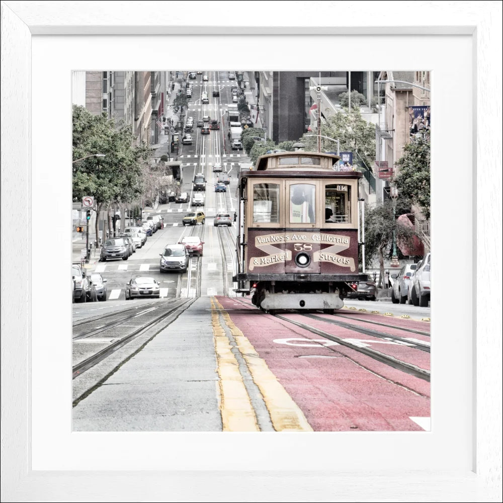 Poster ’Cable Cars’ San Francisco SF30Q - Wandbilder