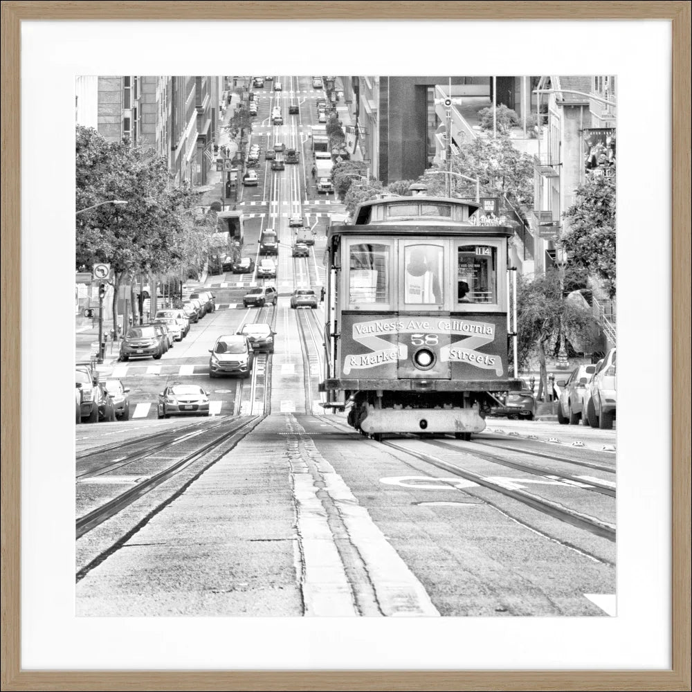 Poster ’Cable Cars’ San Francisco SF30Q - Wandbilder