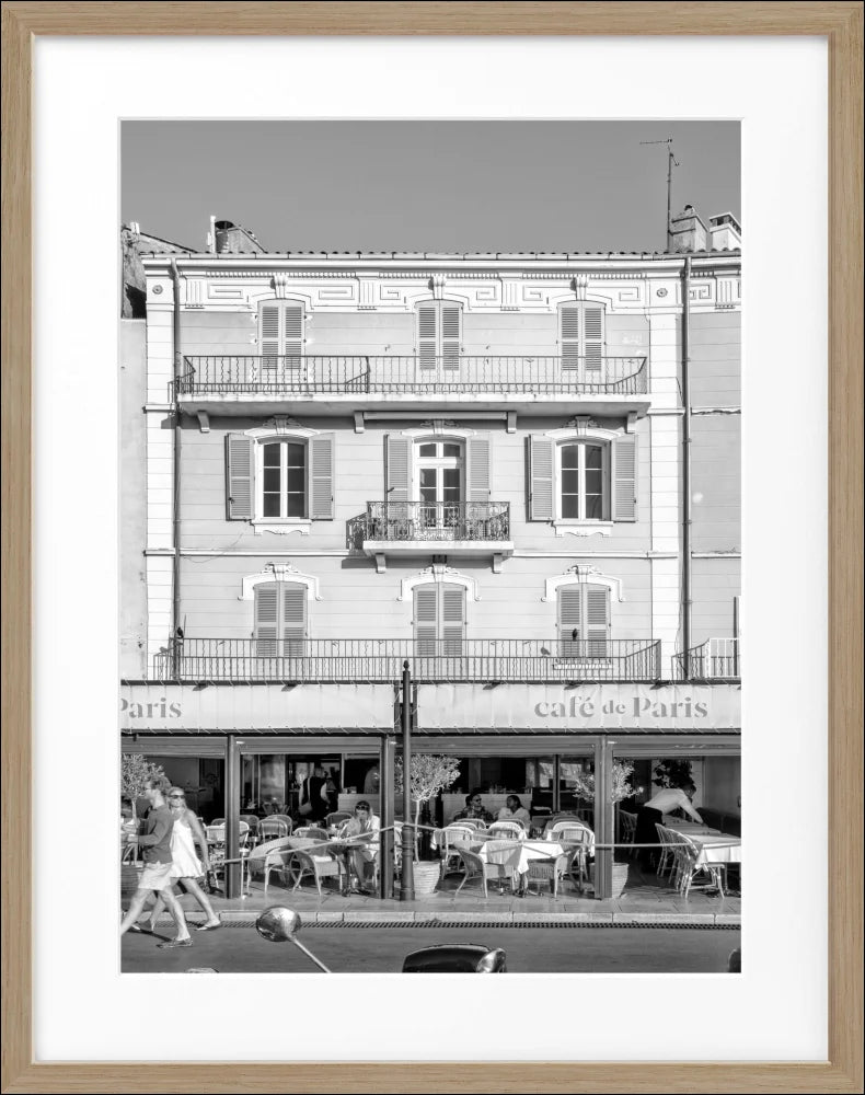 Poster ’Cafe de Paris’ Saint Tropez ST13 - Wandbilder