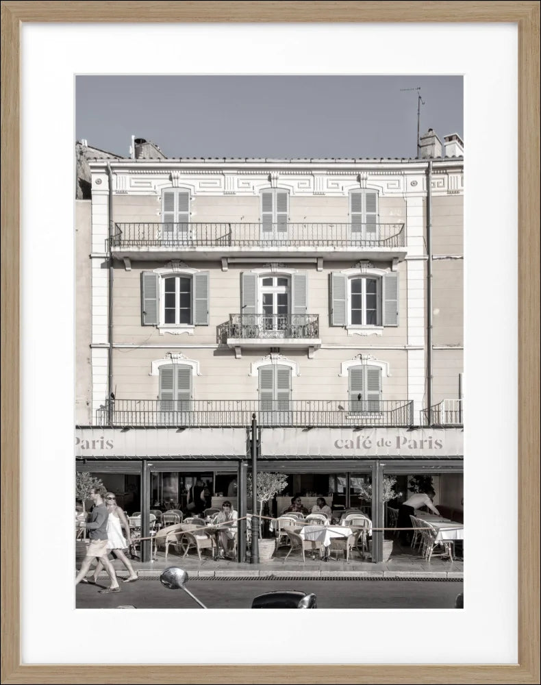 Poster ’Cafe de Paris’ Saint Tropez ST13 - Wandbilder