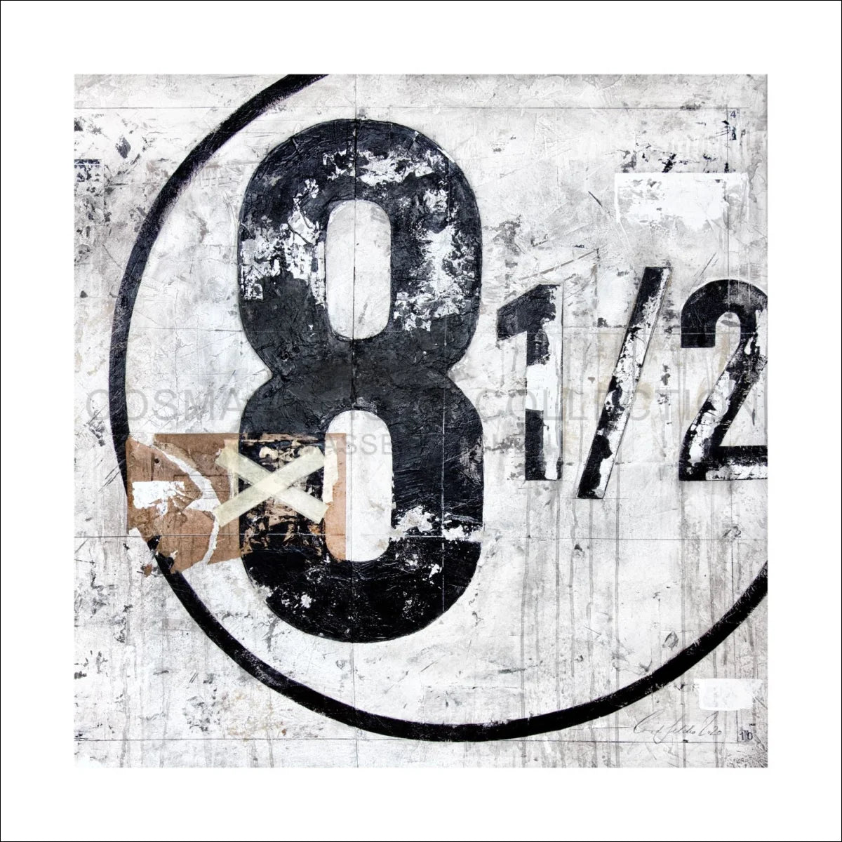 Poster / Druck ’achteinhalb’ GM01Q - Wandbilder