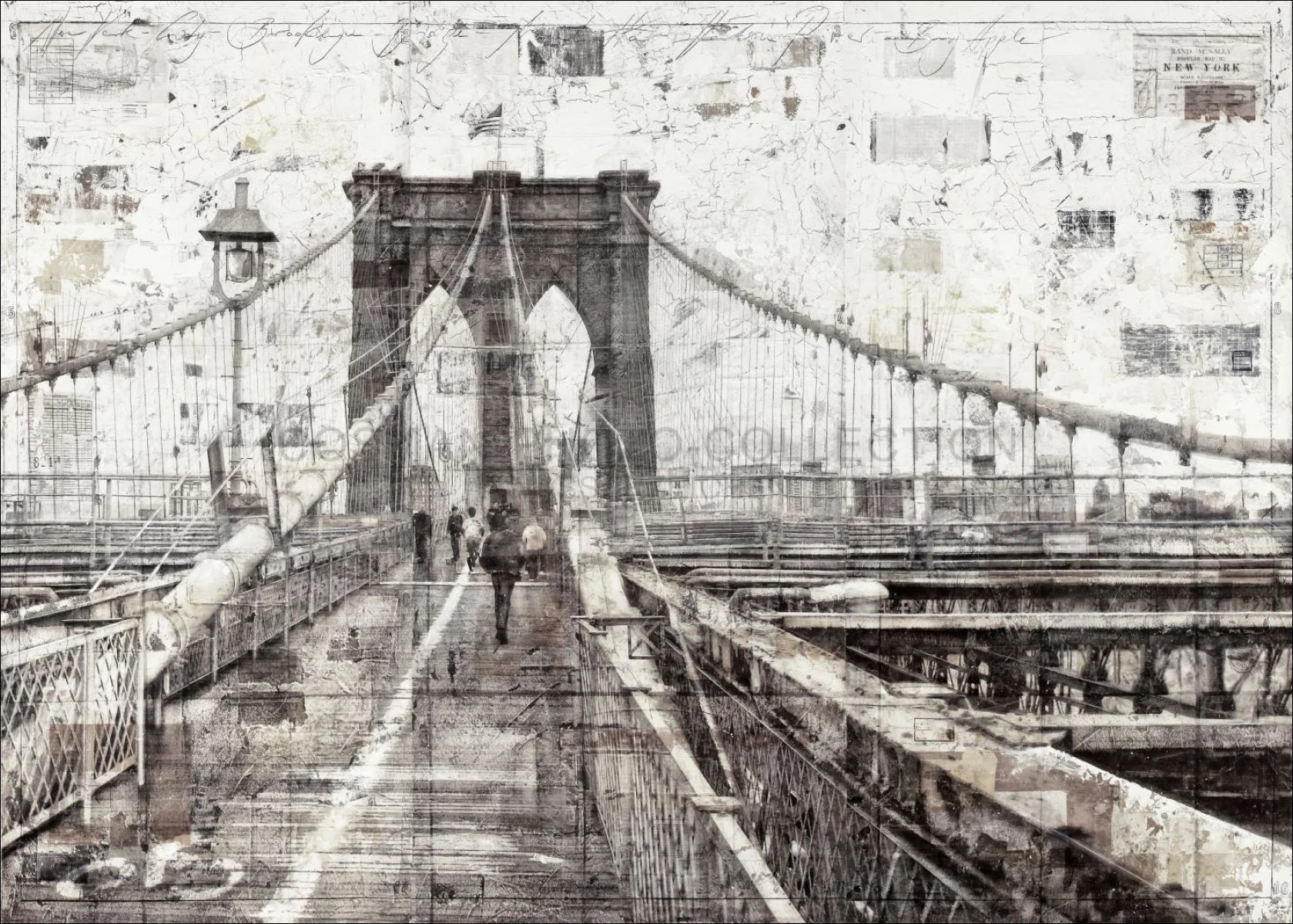 Poster / Druck Brooklyn Bridge GM02 - Wandbilder