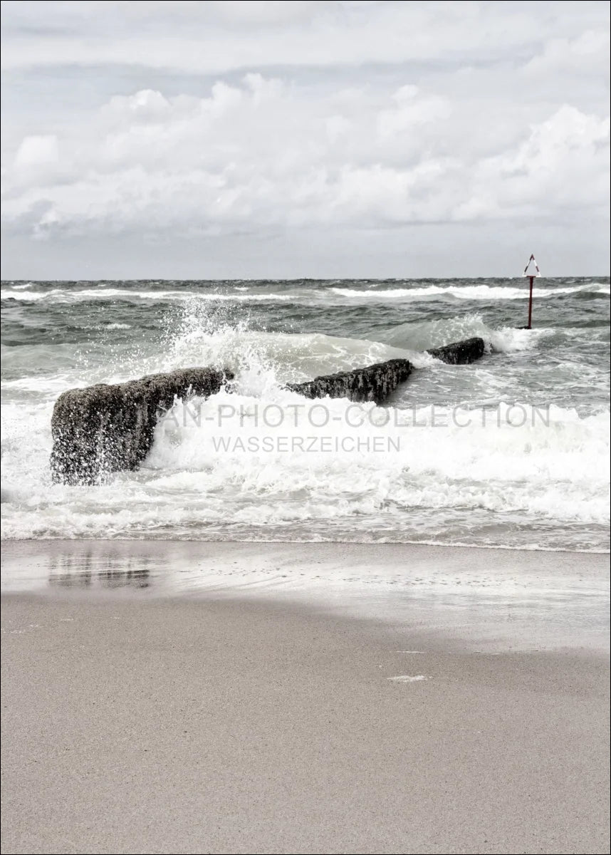 Poster / Druck ’Buhne’ Sylt SY61 - Wandbilder