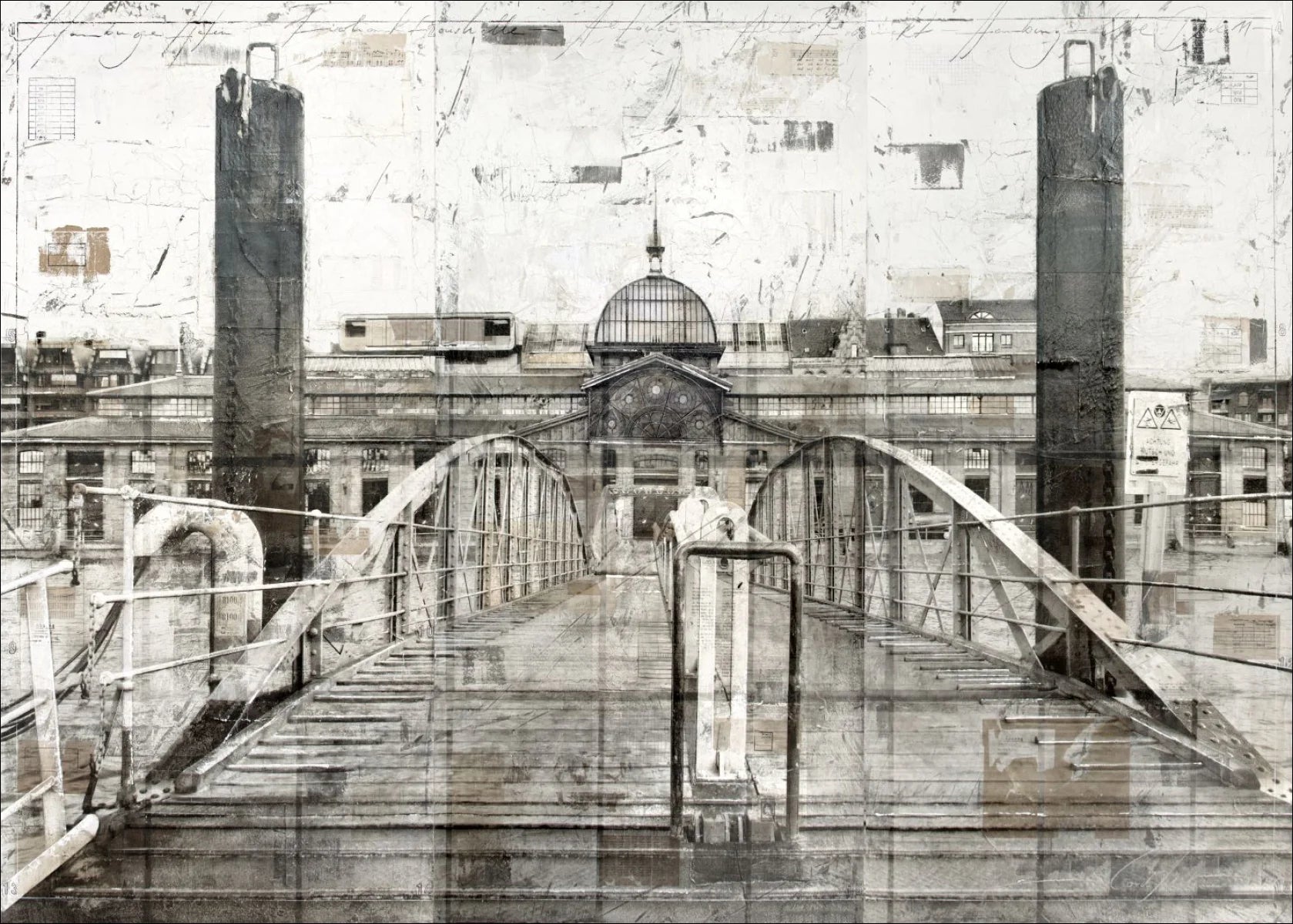 Poster / Druck Fischauktionshalle Hamburg GM04 - Wandbilder