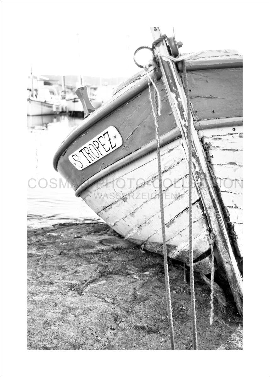 Poster / Druck ’Fischerboot’ Saint Tropez ST27 - Wandbilder
