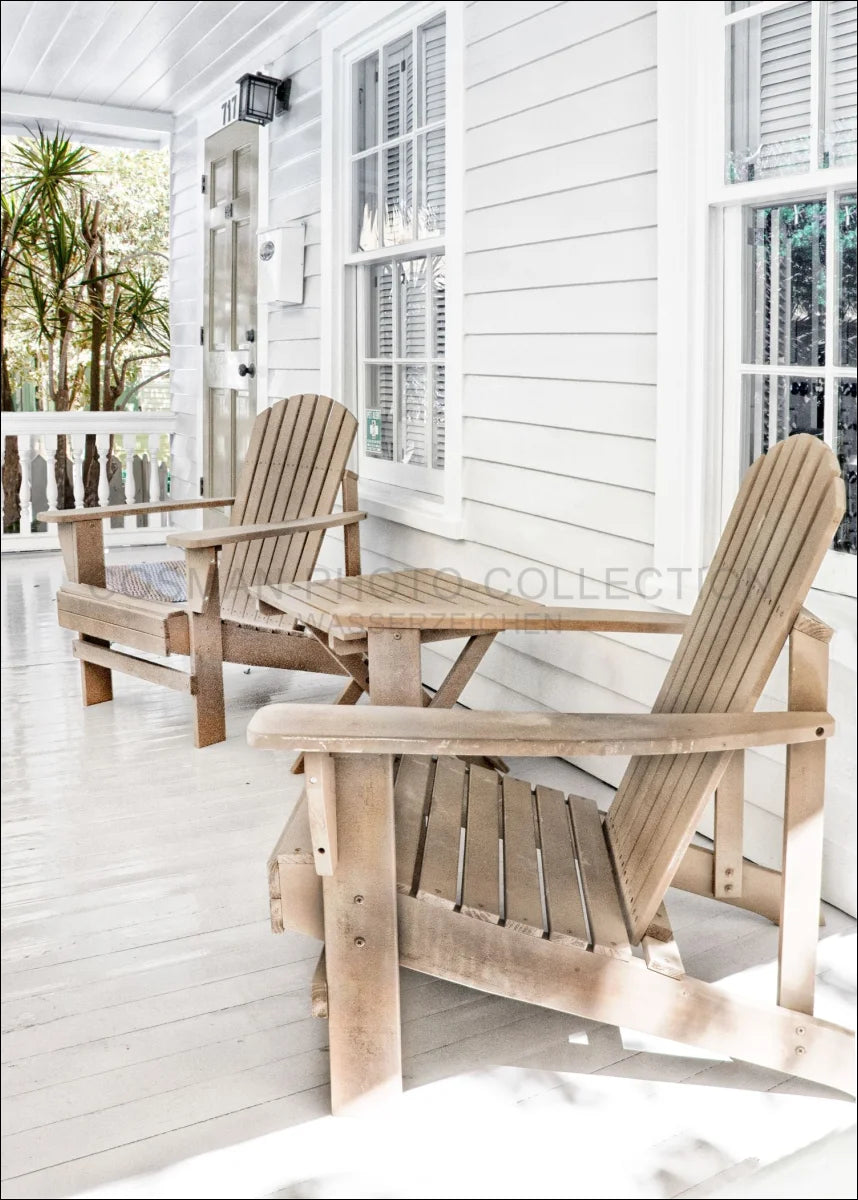 Poster / Druck Florida Key West ’Deckchair’ FL44