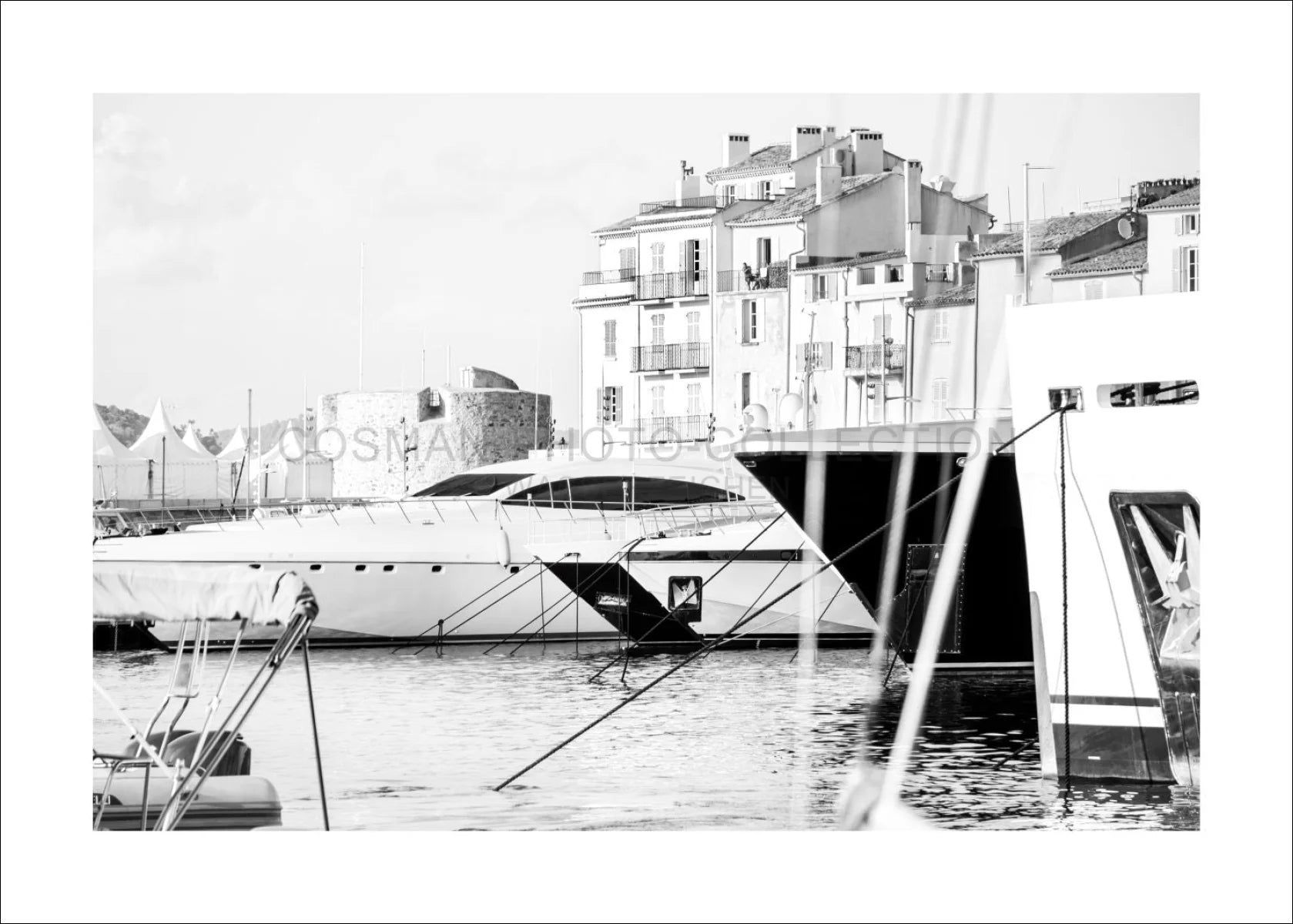 Poster / Druck ’Hafen’ Saint Tropez ST01 - Wandbilder