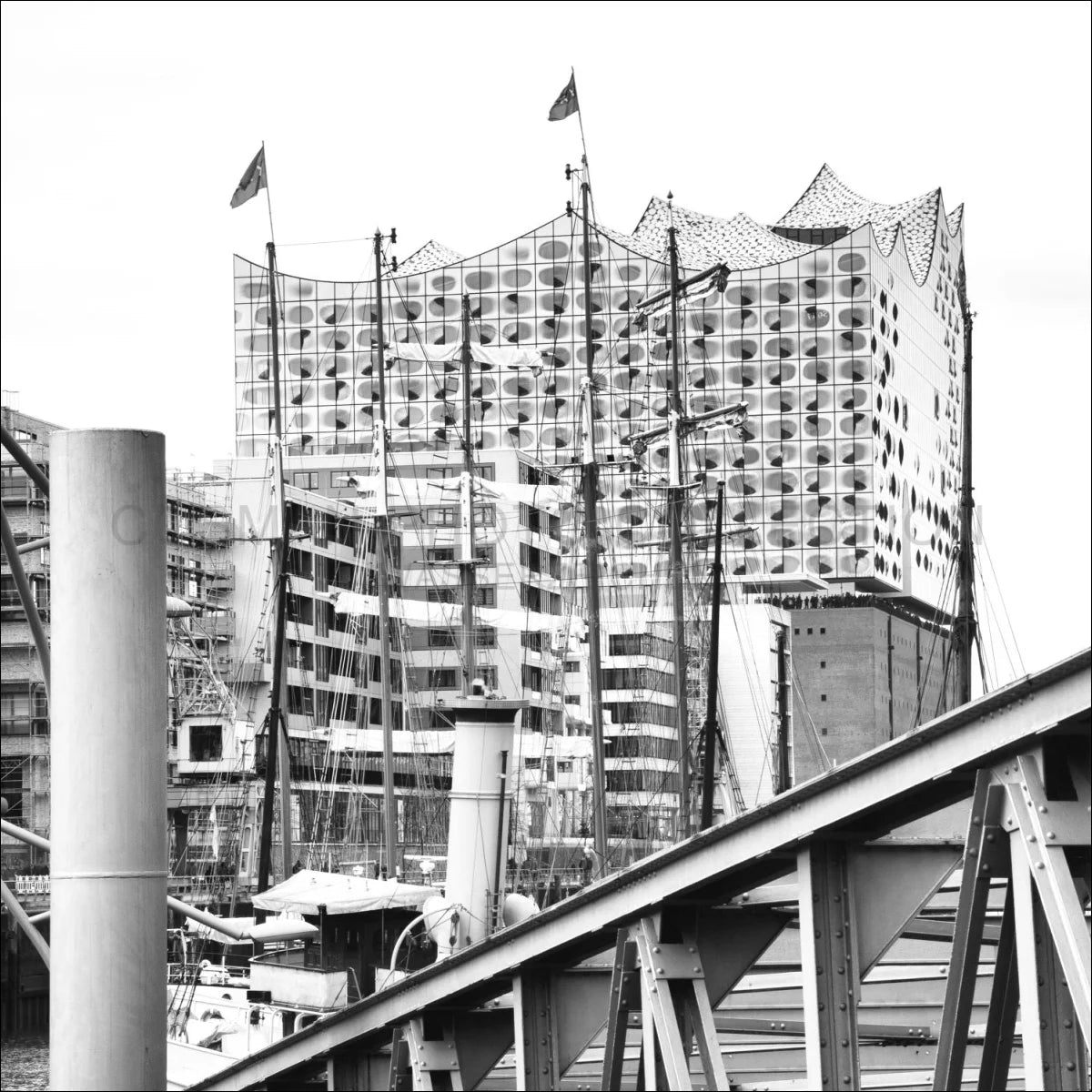 Poster / Druck Hamburg ’Elphi’ HH11AQ - Wandbilder