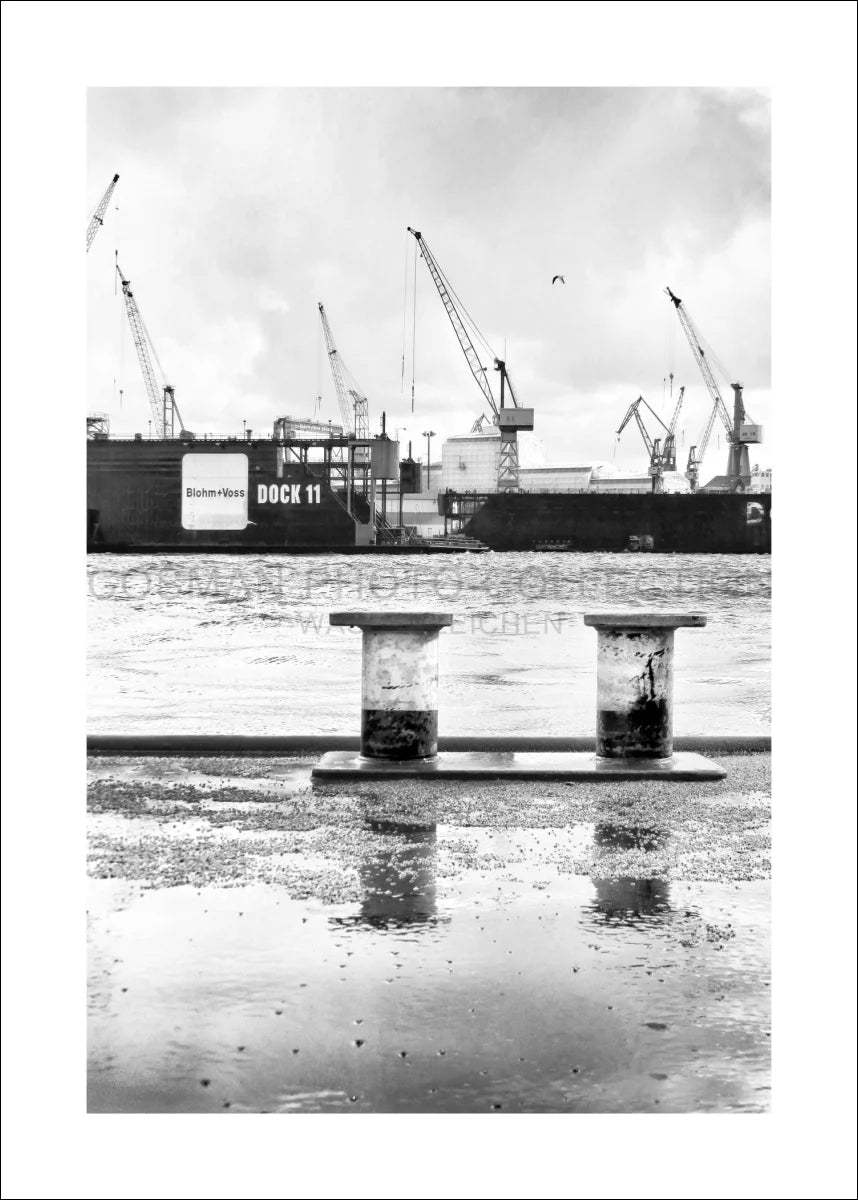 Poster / Druck Hamburg Hafen ’Dock 11’ HH05K - Wandbilder
