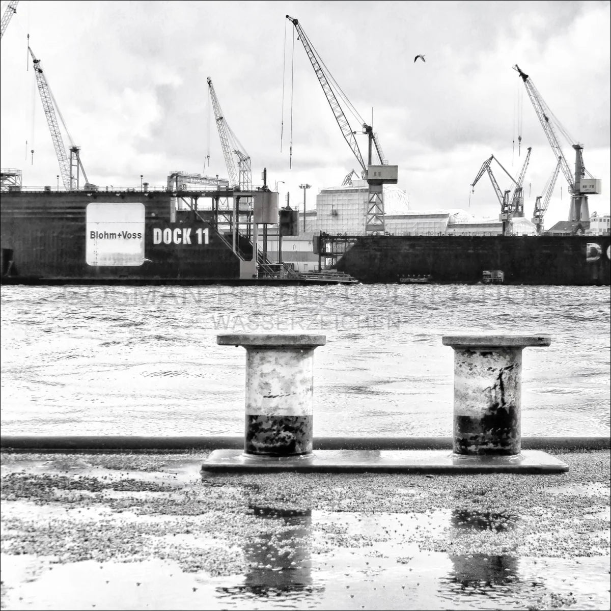 Poster / Druck Hamburg Hafen ’Dock 11’ HH05KQ - Wandbilder