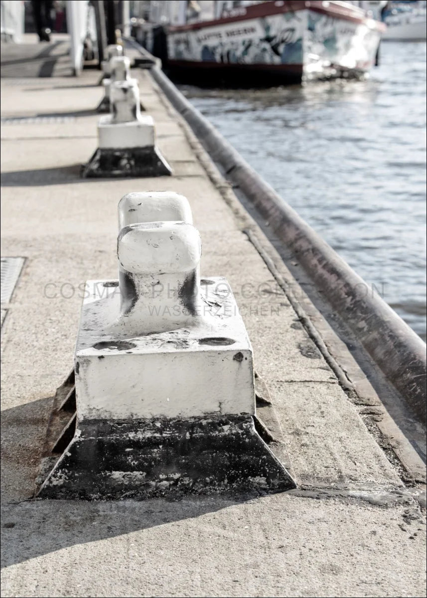 Poster / Druck Hamburg Hafen ’Poller’ HH05H - Wandbilder