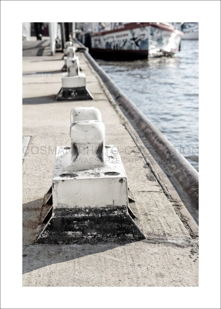 Poster / Druck Hamburg Hafen ’Poller’ HH05H - Wandbilder
