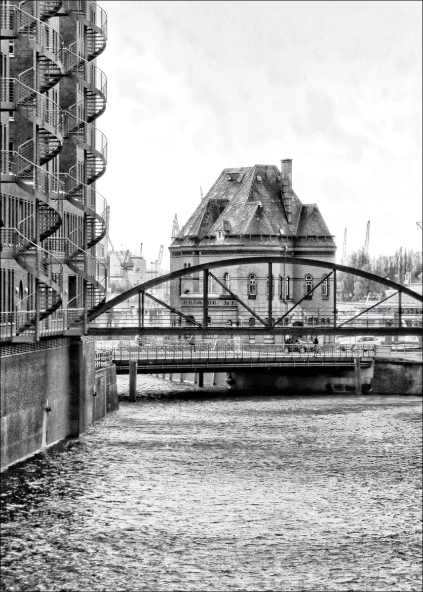 Poster / Druck Hamburg ’Speicherstadt’ HH46C - Wandbilder