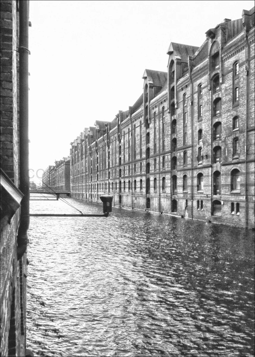 Poster / Druck Hamburg ’Speicherstadt’ HH46E - Wandbilder