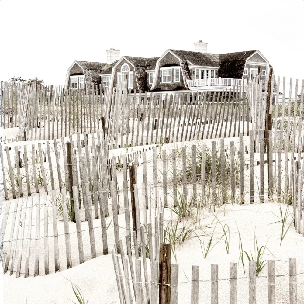 Póster / Impresión Hamptons Long Island 'Beach House' HM15Q