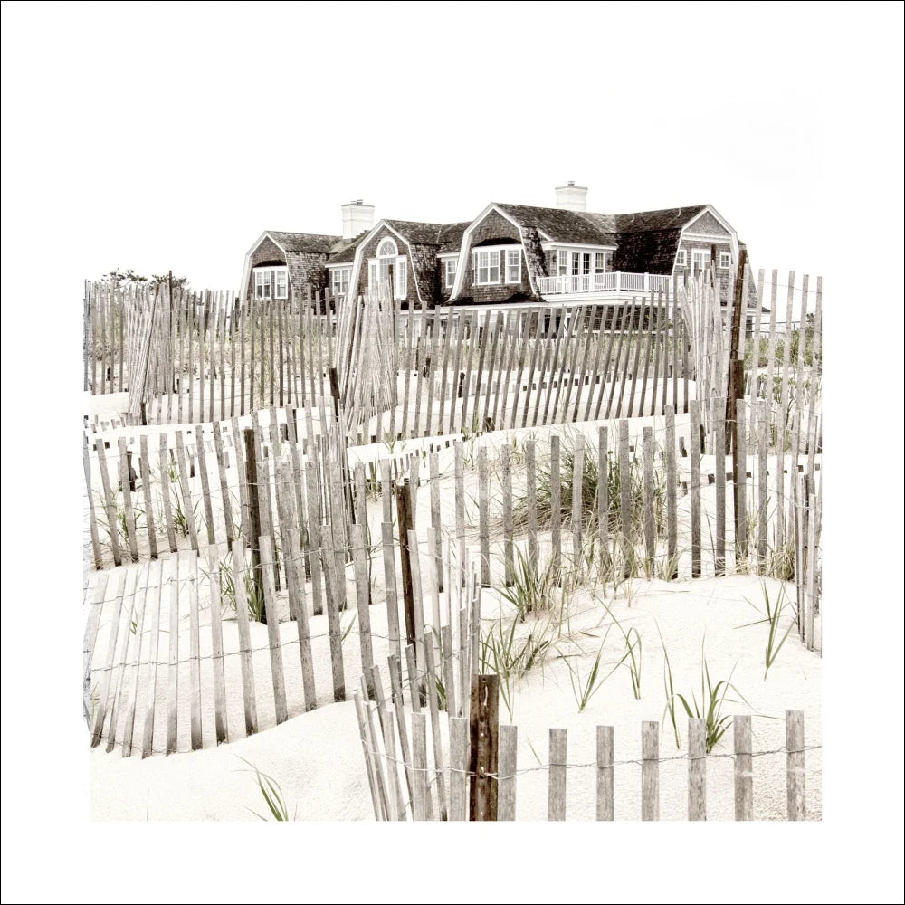 Póster / Impresión Hamptons Long Island 'Beach House' HM15Q