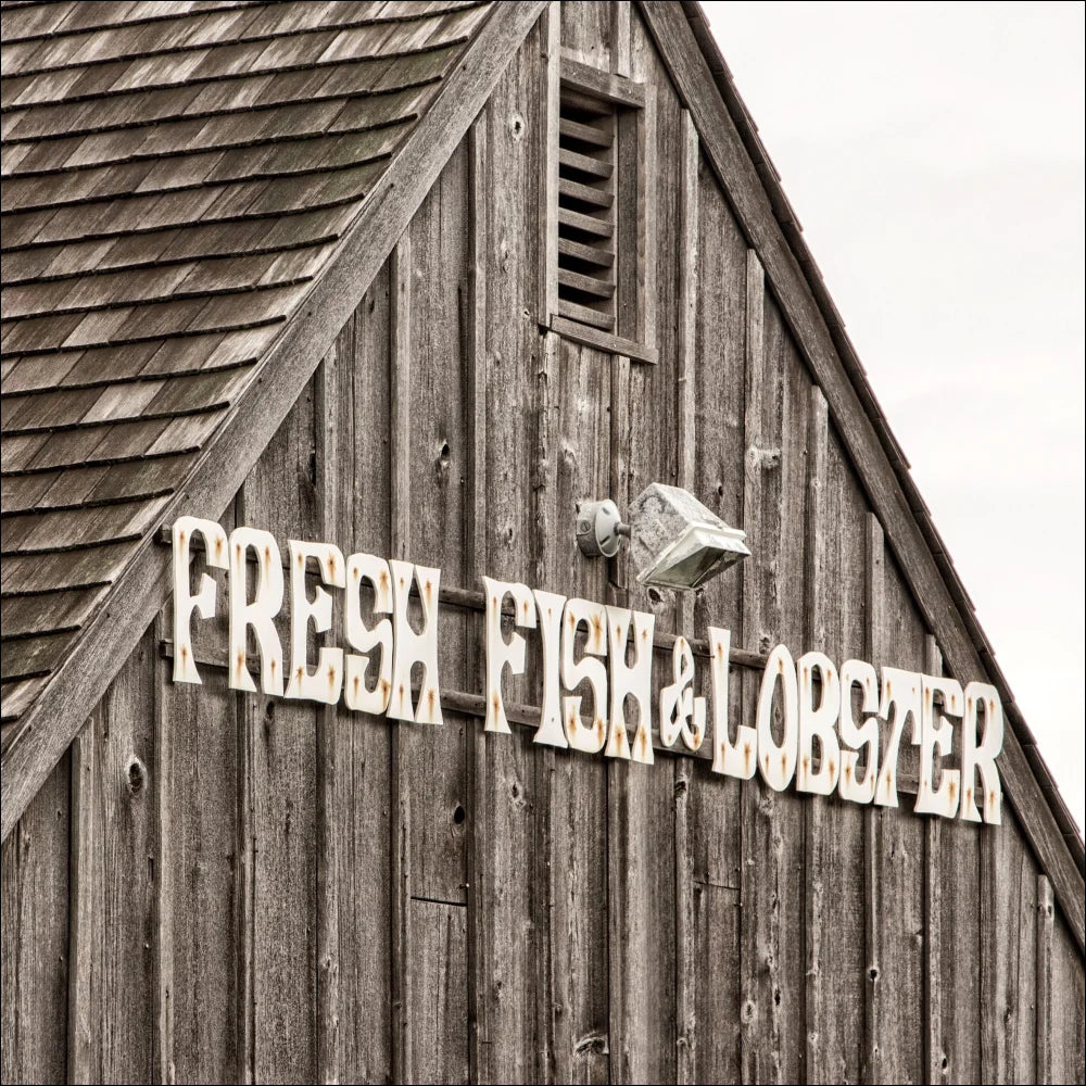 Póster / Impresión Hamptons Long Island 'Pescado fresco' HM33Q