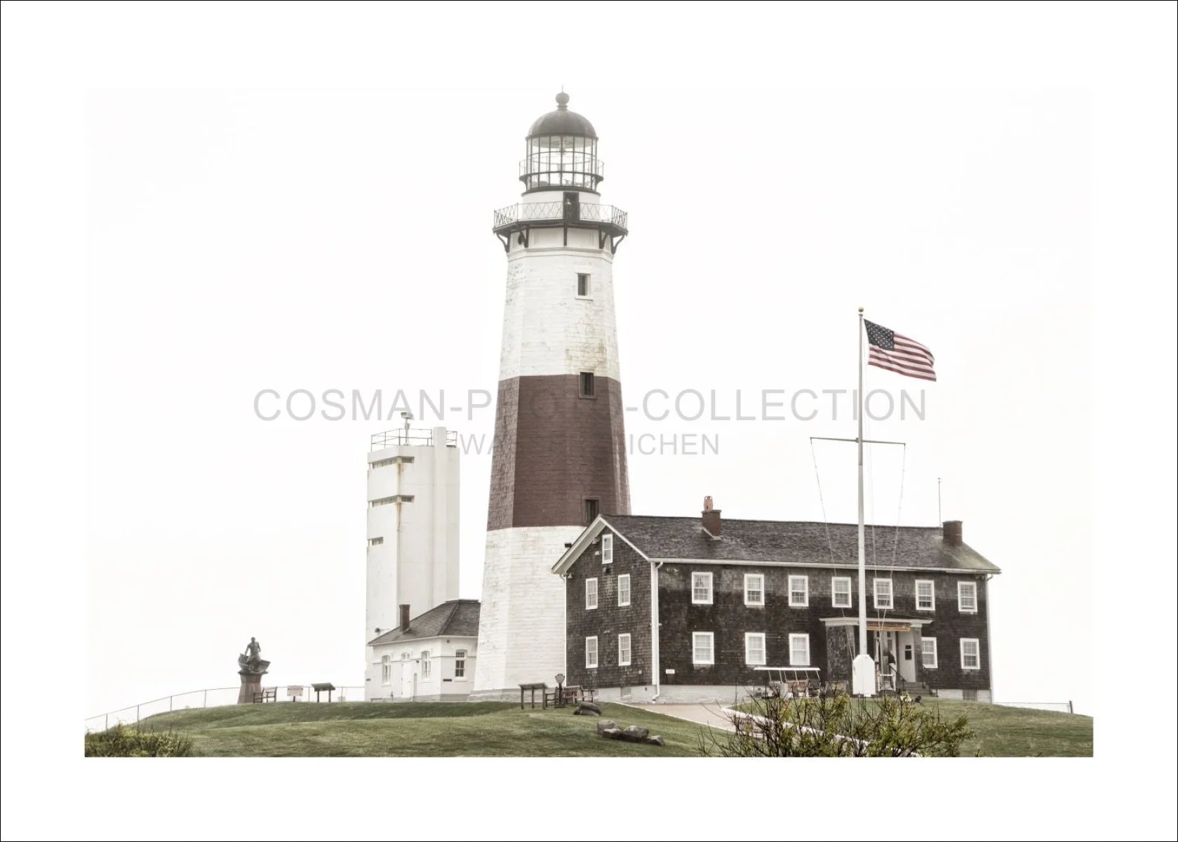 Poster / Druck Hamptons Montauk ’Lighthouse’ HM23
