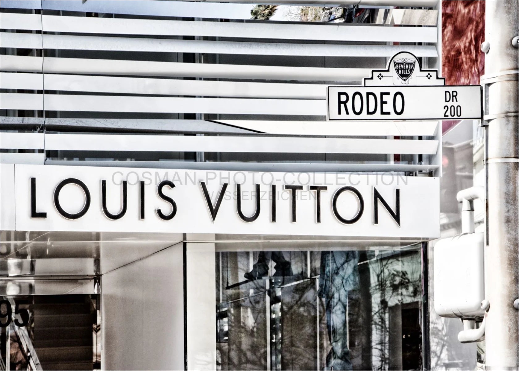 Poster / Druck Kalifornien Beverly Hills ’Louis Vuitton’