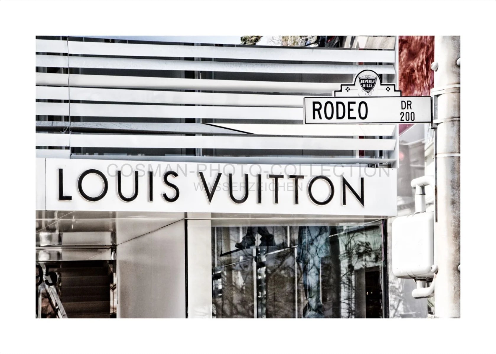 Poster / Druck Kalifornien Beverly Hills ’Louis Vuitton’