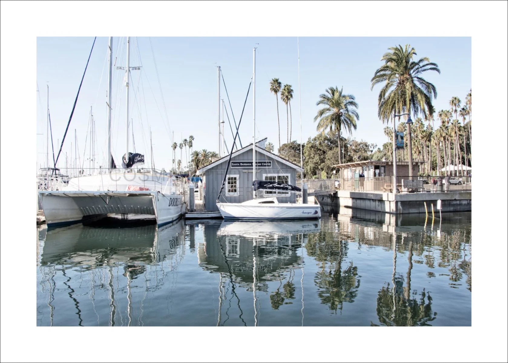 Poster / Druck Kalifornien ’Hafen’ Santa Barbara K21