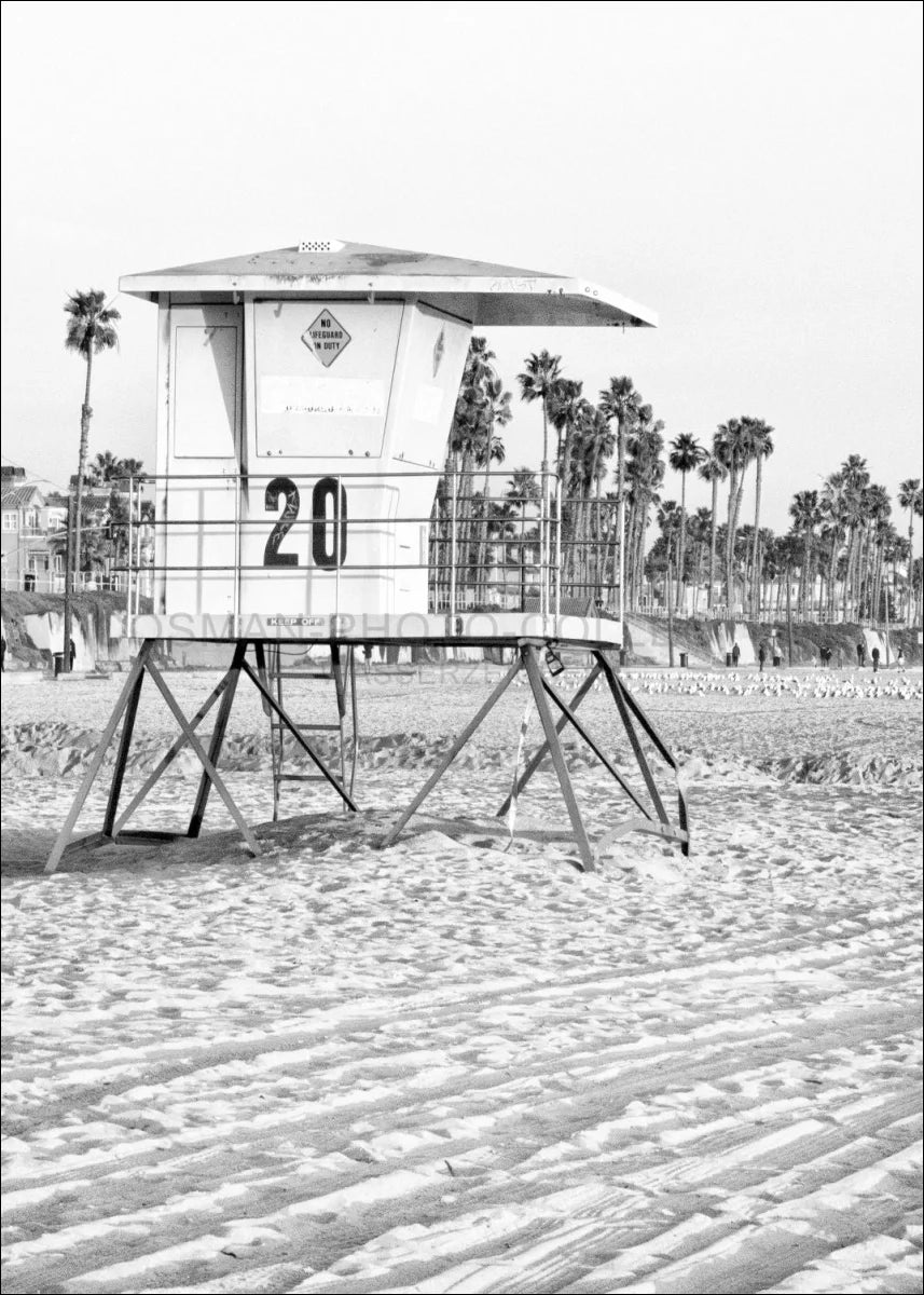 Poster / Druck Kalifornien Huntington Beach ’Lifeguard’