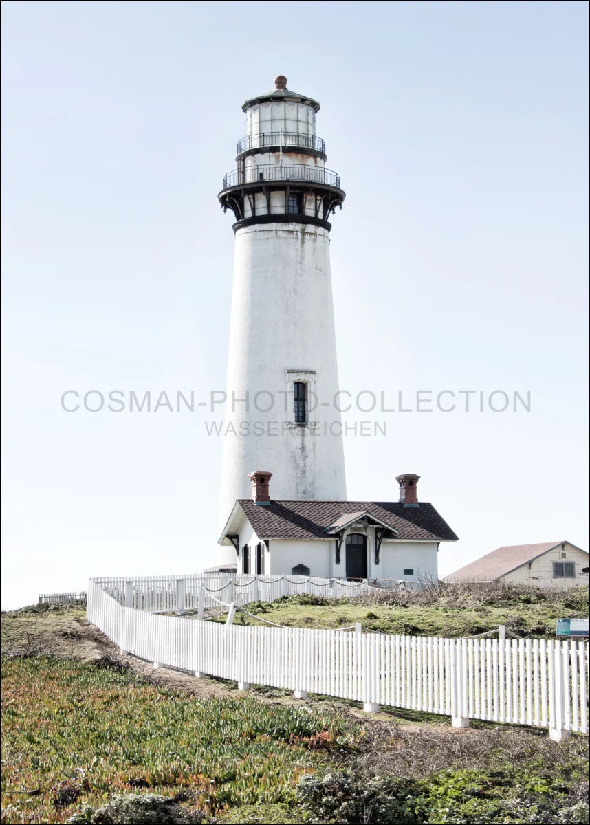 Poster / Druck Kalifornien ’Lighthouse Pigeon Point’ L05