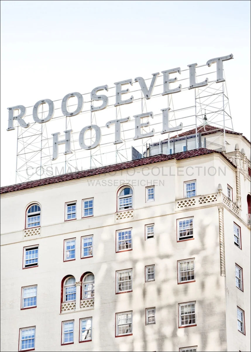 Poster / Druck Kalifornien Los Angeles ’Roosevelt Hotel’