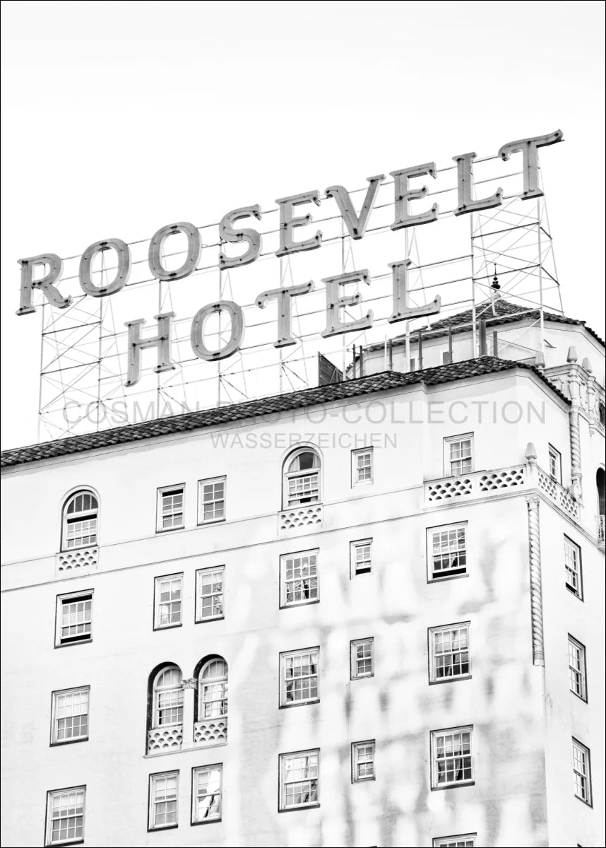 Poster / Druck Kalifornien Los Angeles ’Roosevelt Hotel’