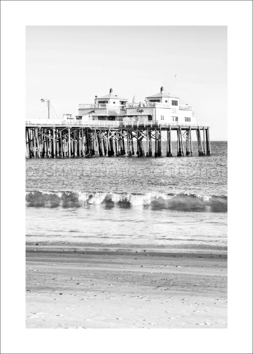 Poster / Druck Kalifornien Malibu Beach ’Pier’ K87