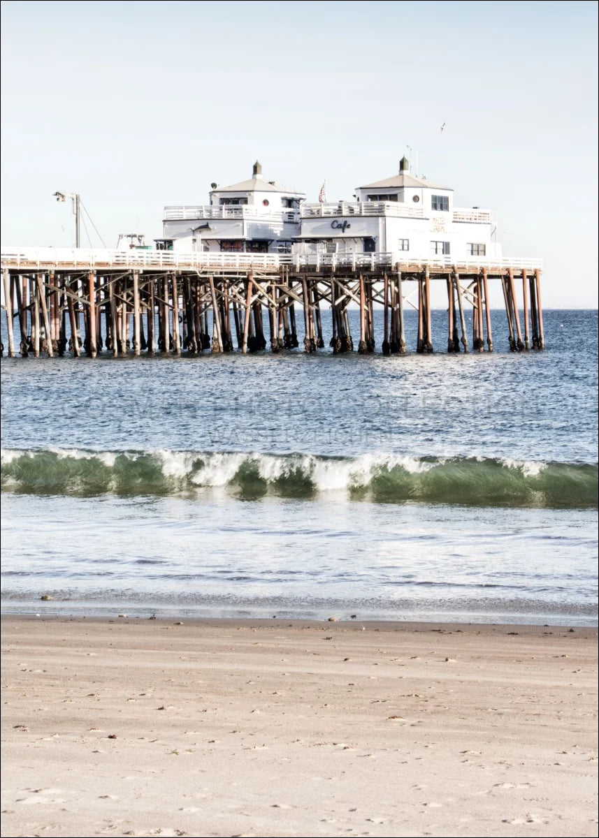 Poster / Druck Kalifornien Malibu Beach ’Pier’ K87