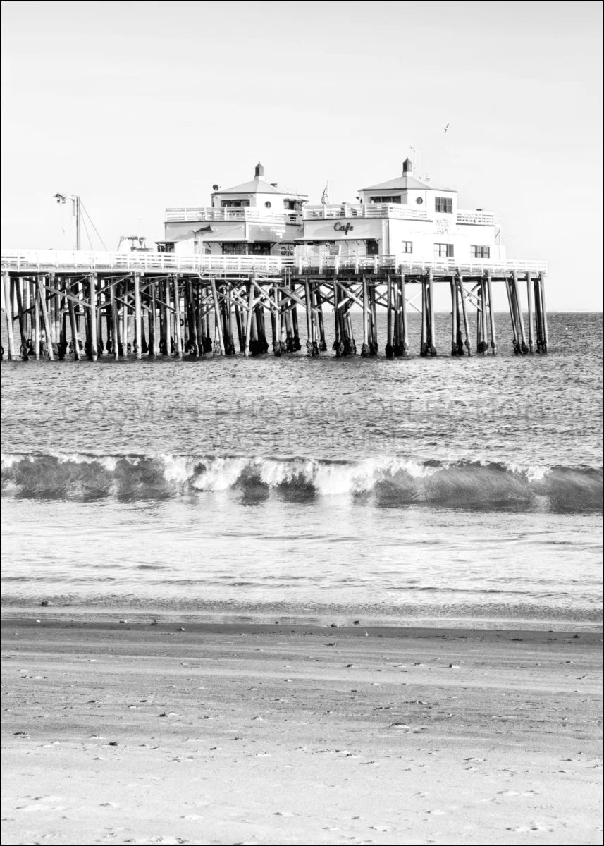 Poster / Druck Kalifornien Malibu Beach ’Pier’ K87