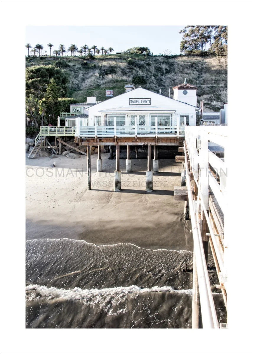 Poster / Druck Kalifornien Malibu Beach ’Pier’ K95