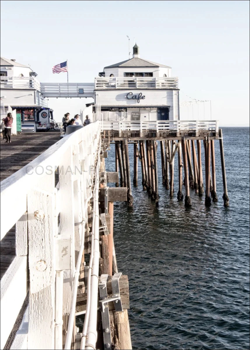 Poster / Druck Kalifornien Malibu Beach ’Pier’ K96