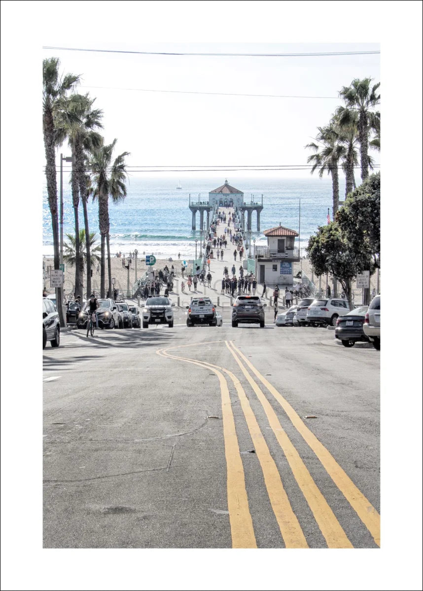 Poster / Druck Kalifornien Manhattan Beach K194 - Wandbilder