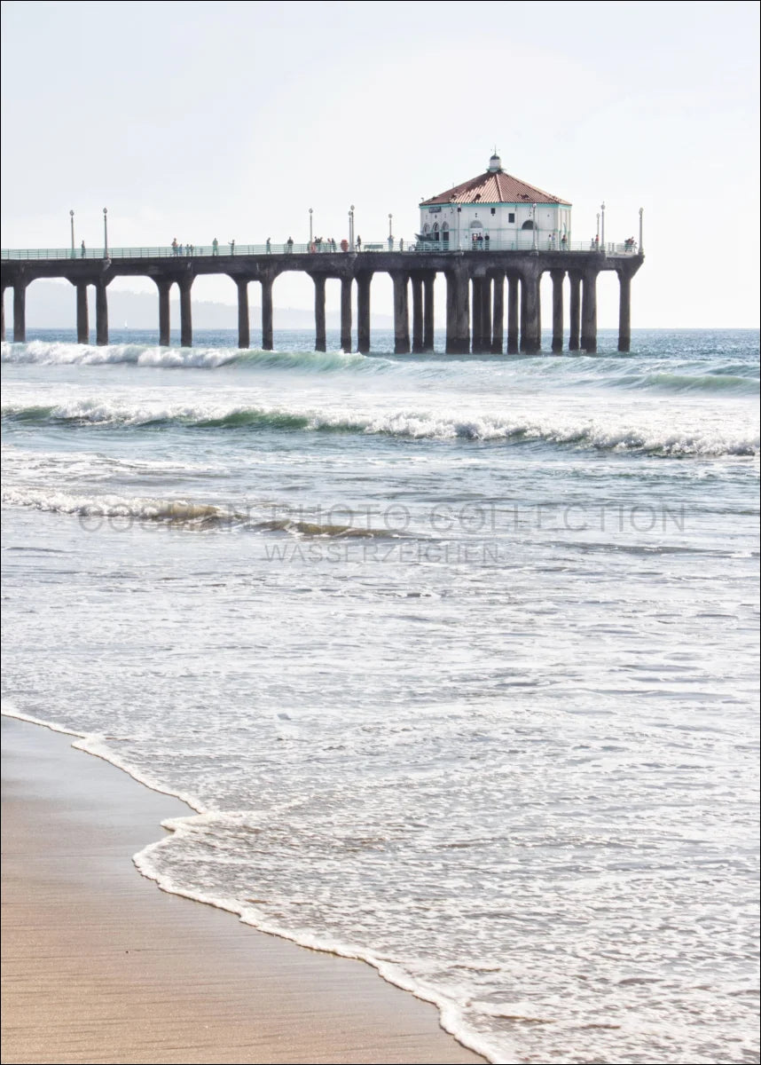 Poster / Druck Kalifornien Manhattan Beach ’Pier’ K190