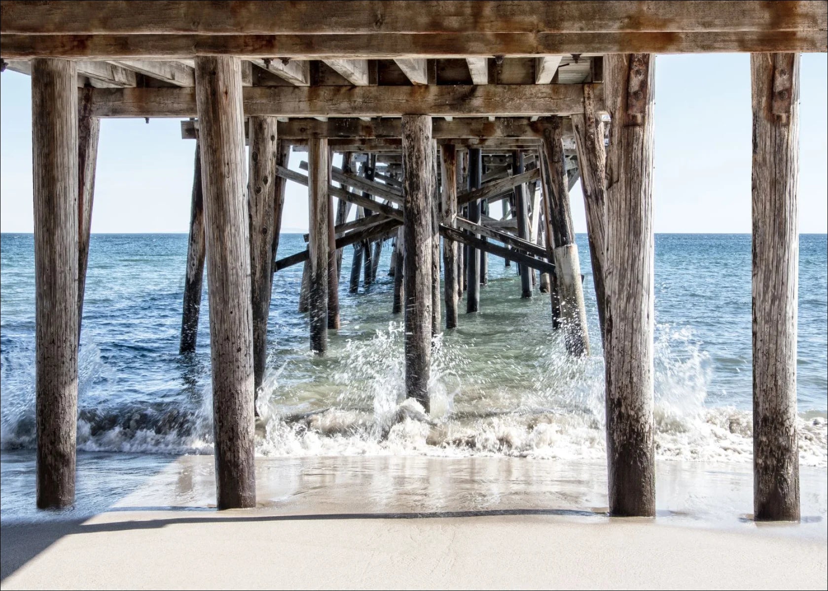 Poster / Druck Kalifornien ’Pier’ K85B - Wandbilder