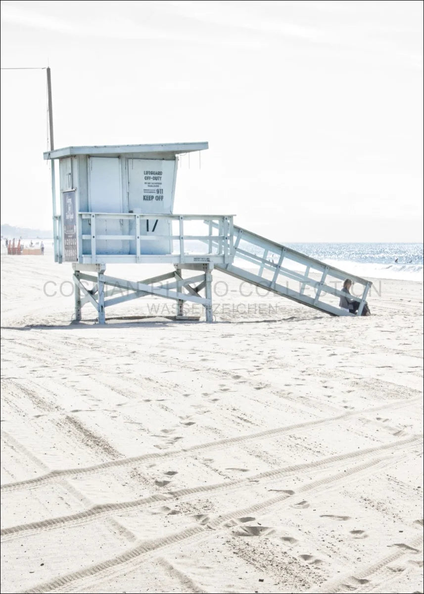 Poster / Druck Kalifornien Santa Monica ’Beach Lifeguard’