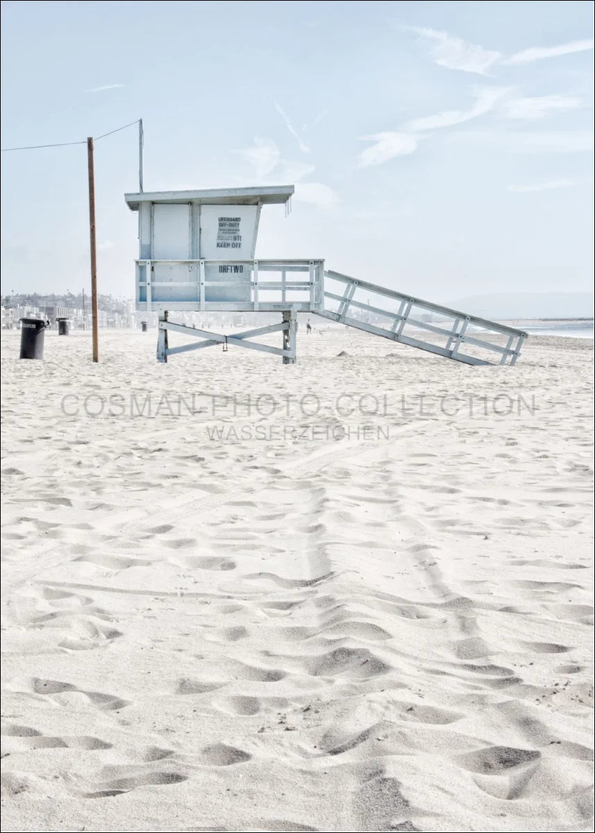 Poster / Druck Kalifornien Santa Monica ’Beach Lifeguard’