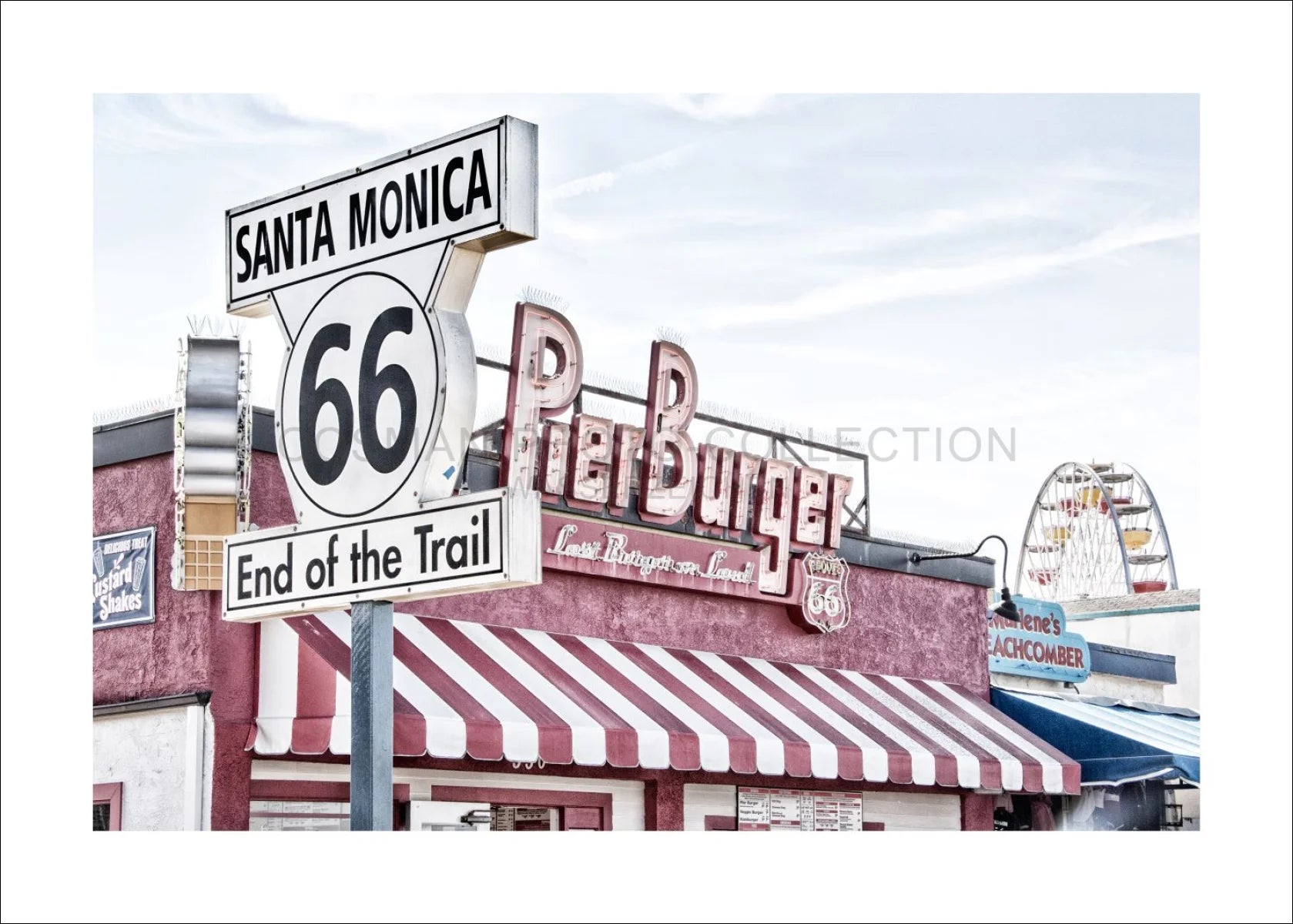 Poster / Druck Kalifornien Santa Monica ’Pier’ K104