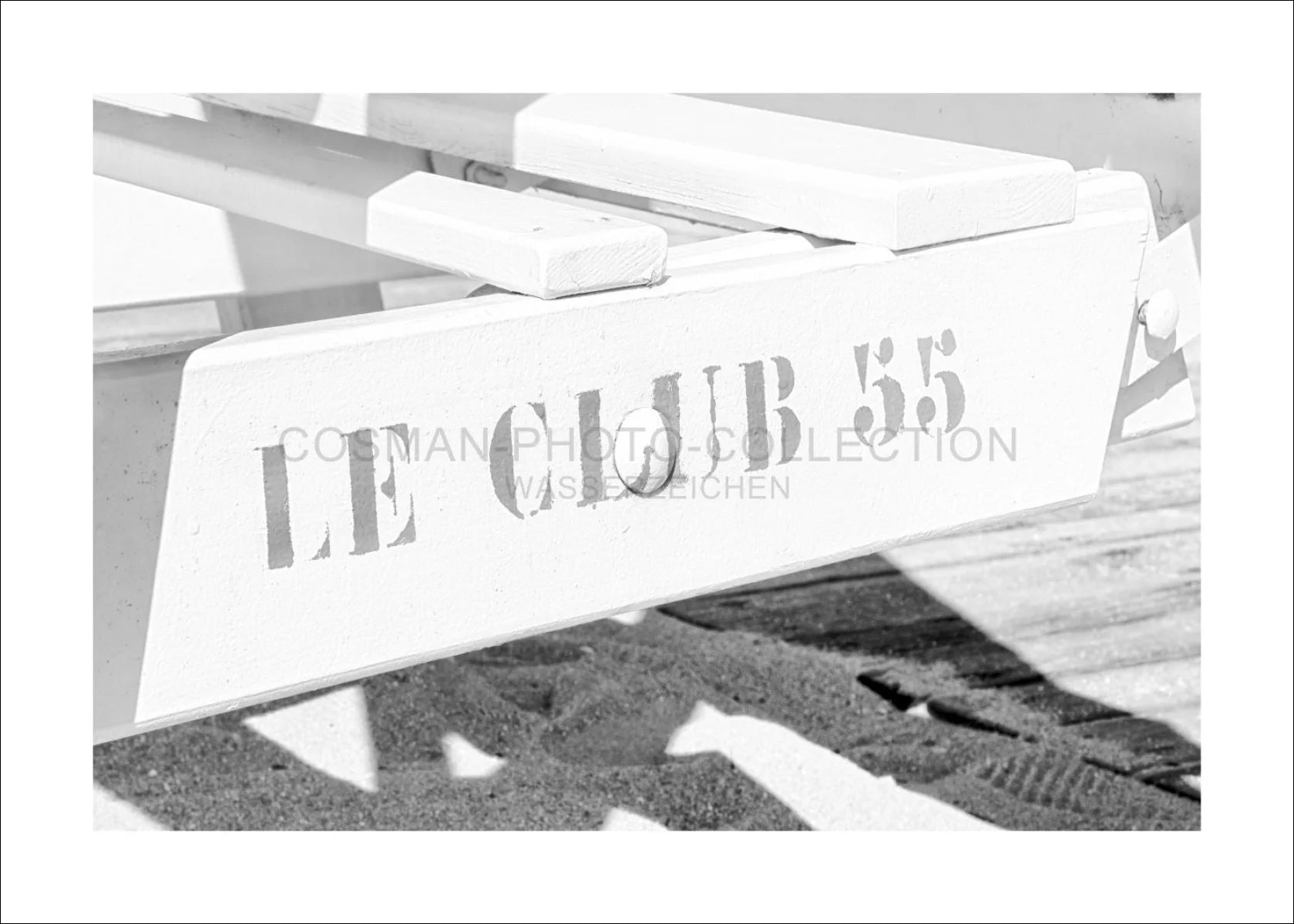 Poster / Druck ’Le Club 55’ Saint Tropez ST41 - Wandbilder