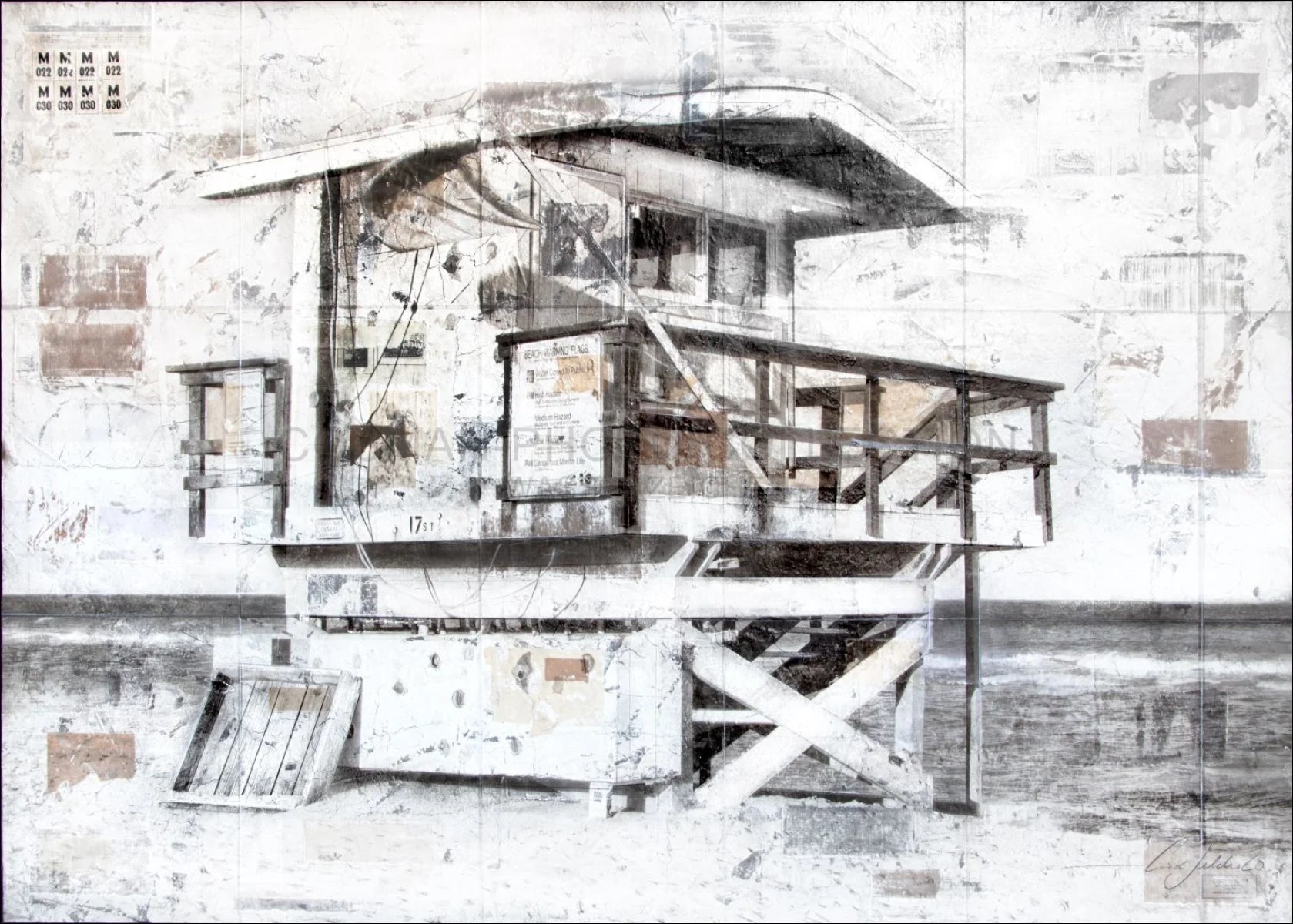 Poster / Druck ’Lifeguard’ Florida Miami Beach GM78