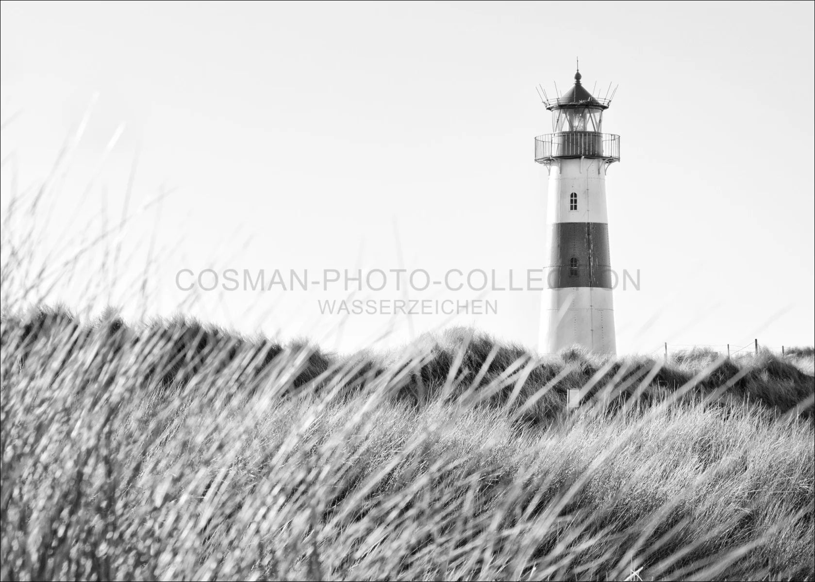 Poster / Druck Lister Leuchtturm Sylt SY71 - Wandbilder
