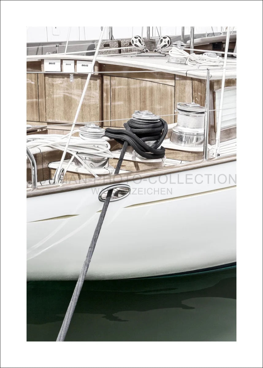 Poster / Druck ’Segelboot’ Saint Tropez ST33 - Wandbilder